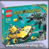 Lego 7774 Aqua Raiders U-Boot und Riesenkrabbe