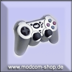 PS2 Dualshock Controller LOGIC3 Silver