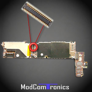 iPhone 4 / 4S FPC Anschlußconnector für Dockkabel