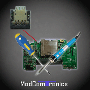 Reparatur - NDS Lite Touchscreen Connector Austausch