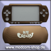 PSP Slim Aluminium Geh�use gold-braun