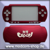 PSP Slim Aluminium Geh�use rot
