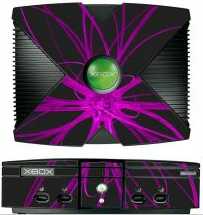 XBOX Modding Skin Lila Bio