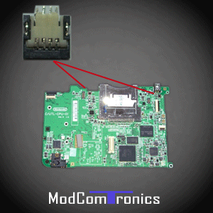 NDSi / NDSi XL Ersatz Touchscreen Connector (Kabelaufnahme)