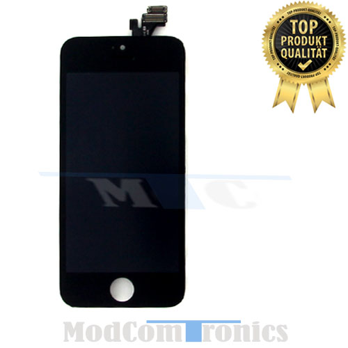 iPhone 5 - LCD & Touchscreen Einheit schwarz - Erstausrüster Qualität