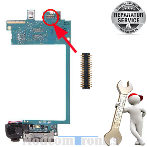 iPod Touch 4 Reparatur - Austausch FPC Connector LCD Display