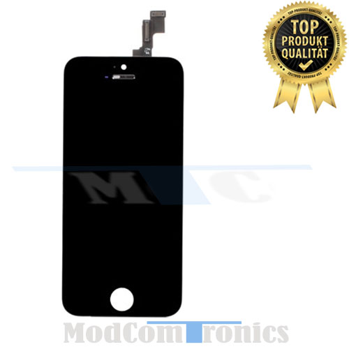 iPhone 5S - LCD & Touchscreen Einheit schwarz - Erstausrüster Qualität