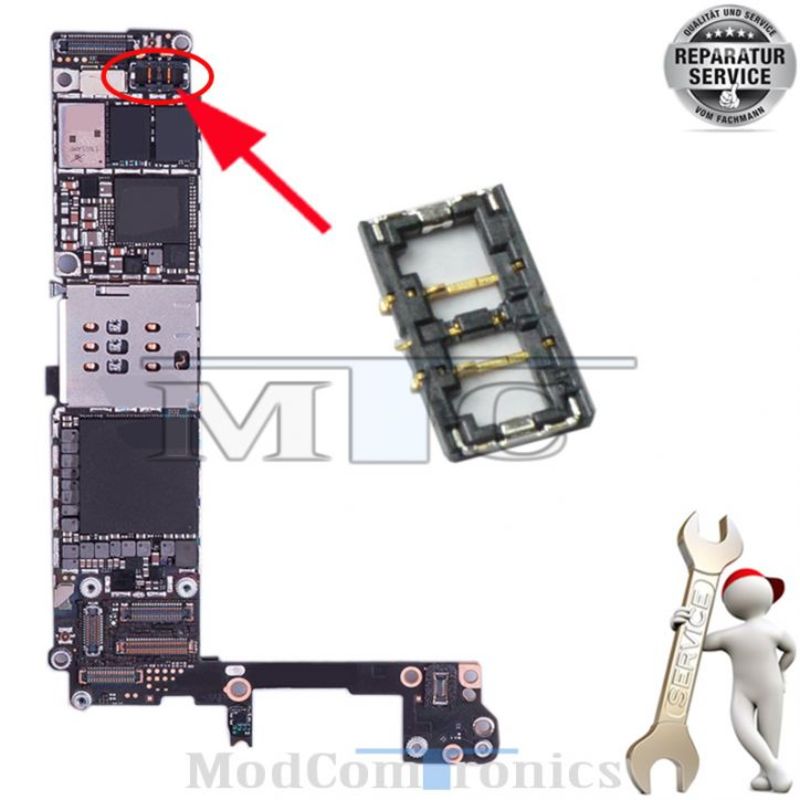 iPhone SE/6/6+/7/7+ Akku FPC Connector Reparatur