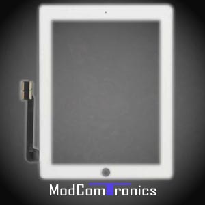 iPad 3 - Touchscreen inkl. Frontglas weiss