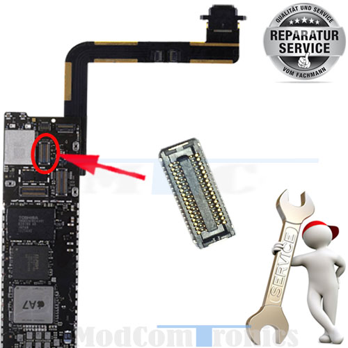 iPad Air Touch FPC  Connector Reparatur HSW24 